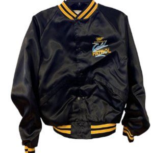 Vintage Miller High Life Genuine Draft Cold Patrol, Satin Jacket Sz SM